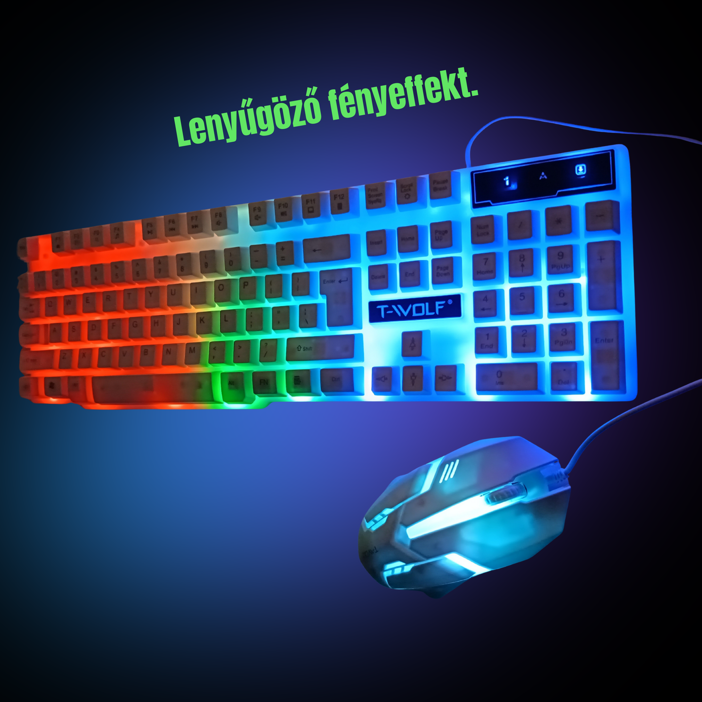 T-Wolf 230 billentyűzet és egér