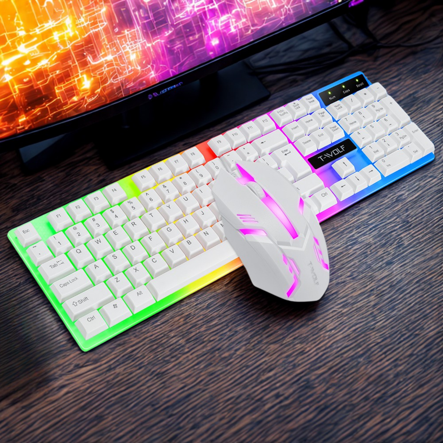 T-Wolf 230 billentyűzet és egér