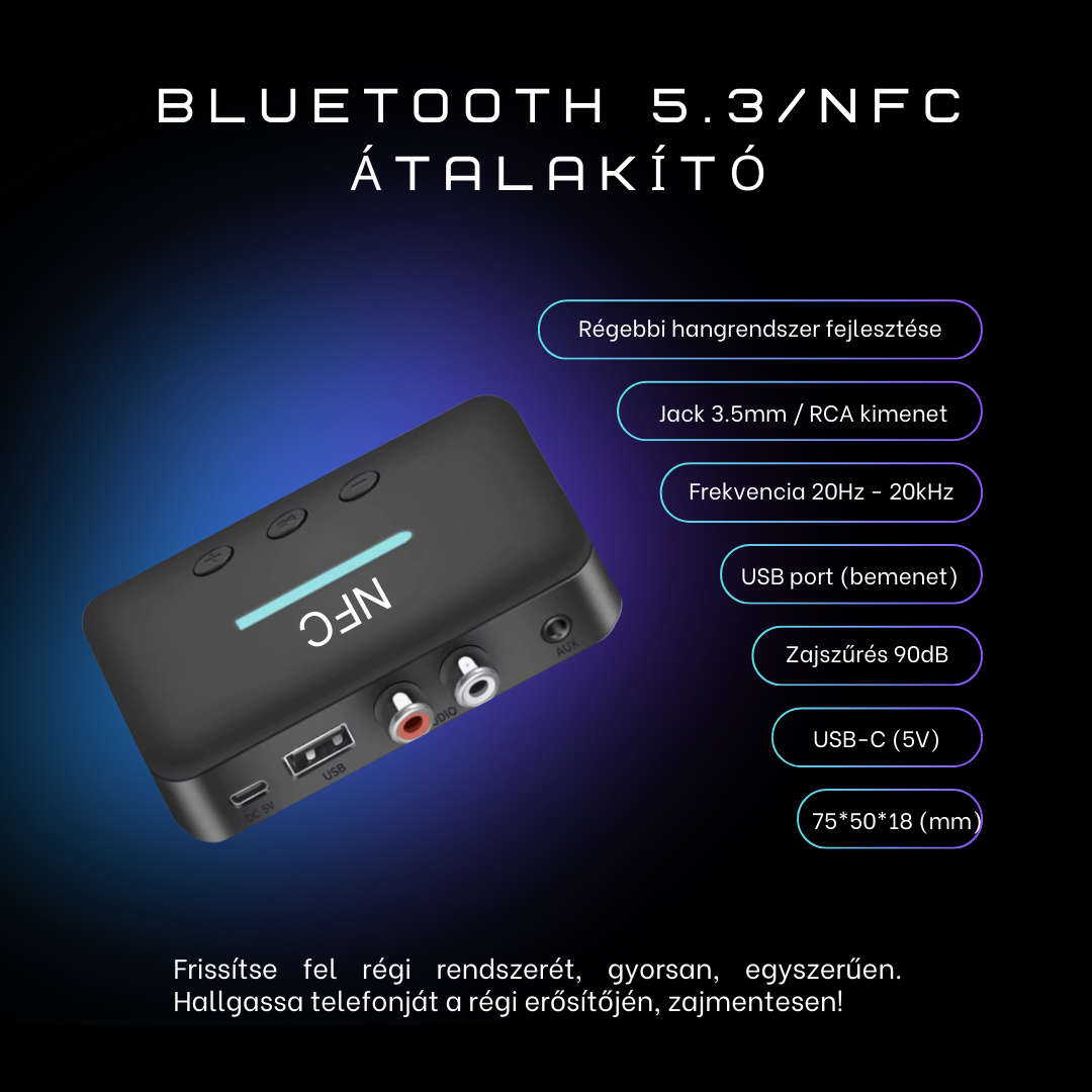 Bluetooth 5.3 / NFC adapter